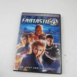 Fantastic Four Full Screen DVD Movie 2005‎ Ioan Gruffudd Jessica Alba